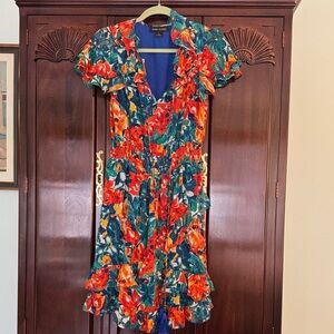 Floral Ruffle Dress by Duro Olowu (designer worn by Michelle Obama)